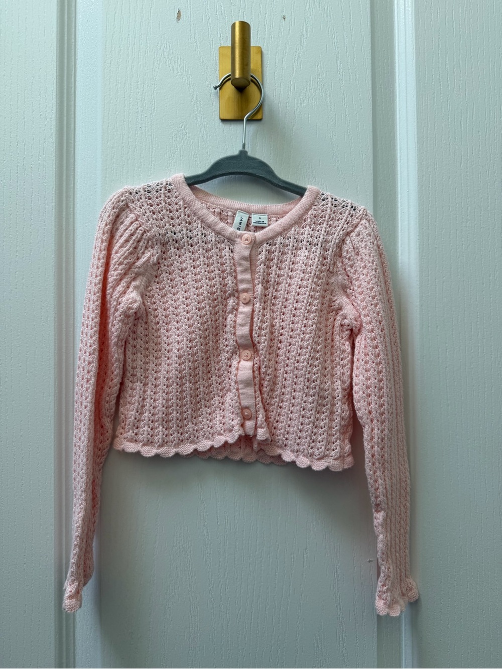 Janie and Jack Crochet Knit Cardigan Sweater